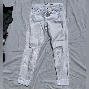 WHITE TRACTR JEANS